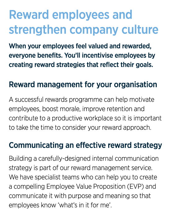 Reward employees and strengthen company culture When your employees feel valued and rewarded, everyone benefits  You    
