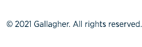   2021 Gallagher  All rights reserved 